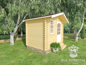Летний садовый домик из мини-бруса «СД-8»